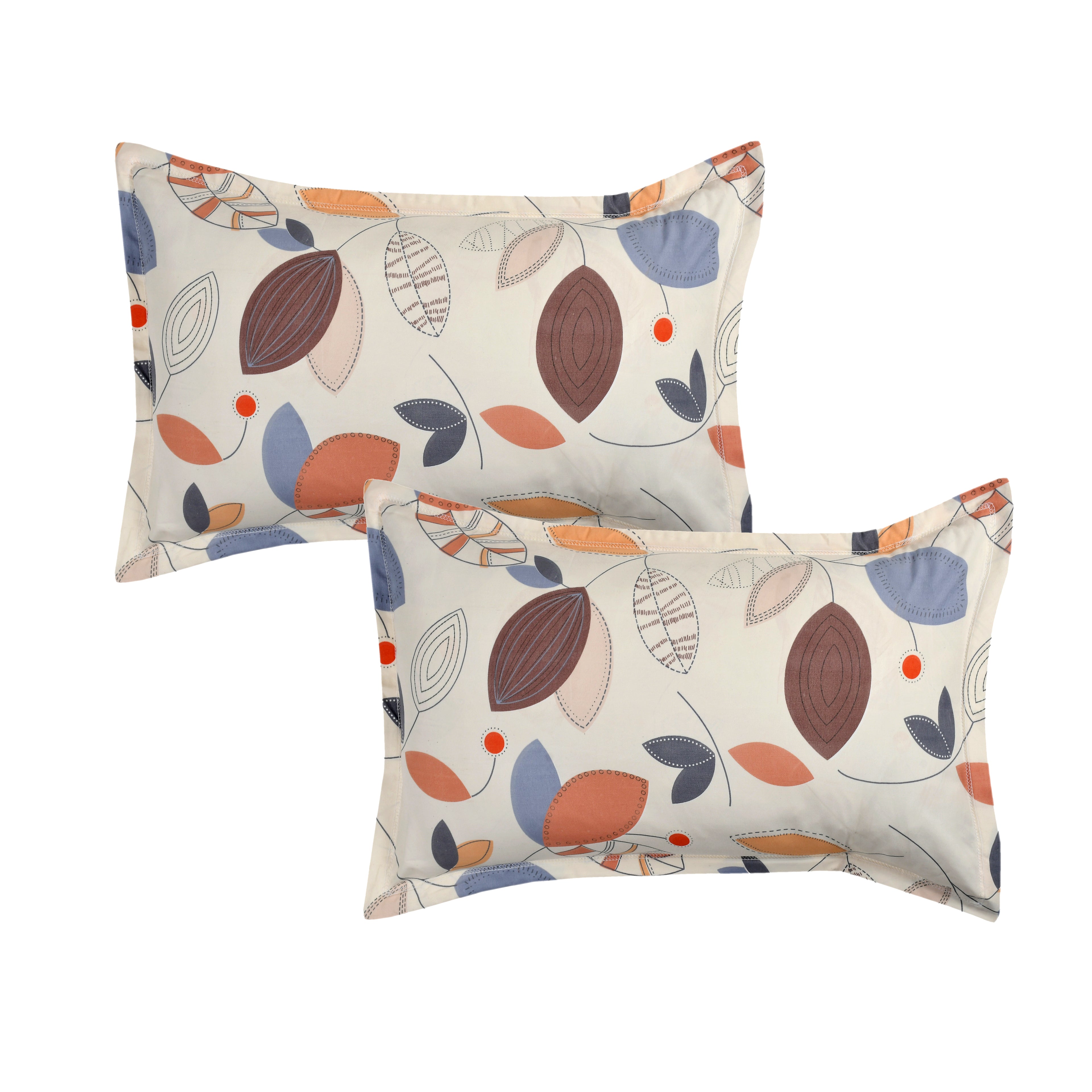 Nature’s Whisper, Breathable and Ultra-soft, Double Bed Bedsheet with 2 Pillow Cover
